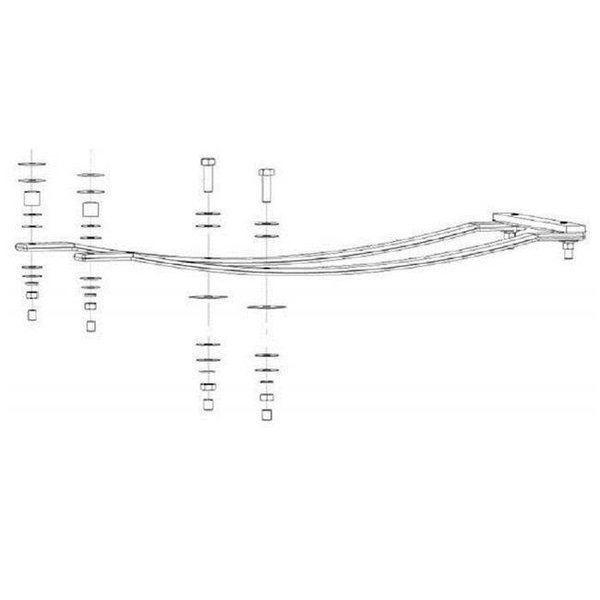 Sr Smith SR Smith 69209028 Spring Assembly for 8 ft. Boards Radiant; White 69209028